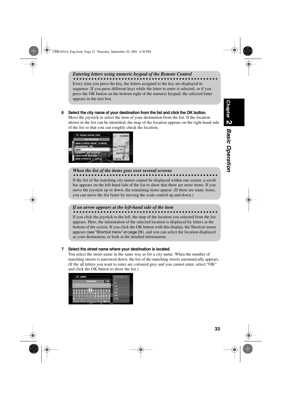 Basic operation | Pioneer AVIC-75DV User Manual | Page 35 / 148