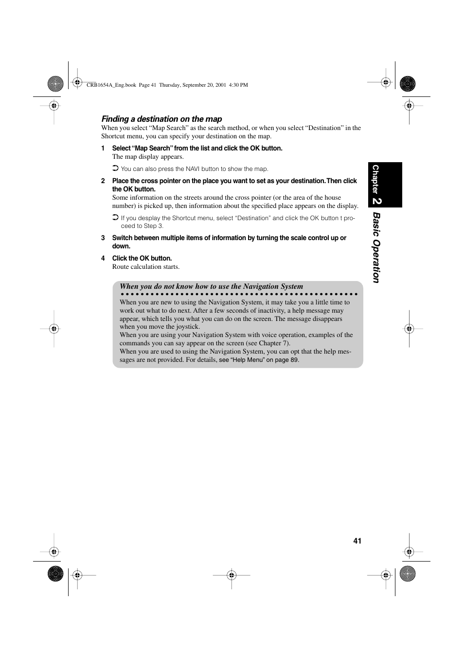 Basic operation | Pioneer AVIC-75DV User Manual | Page 43 / 148