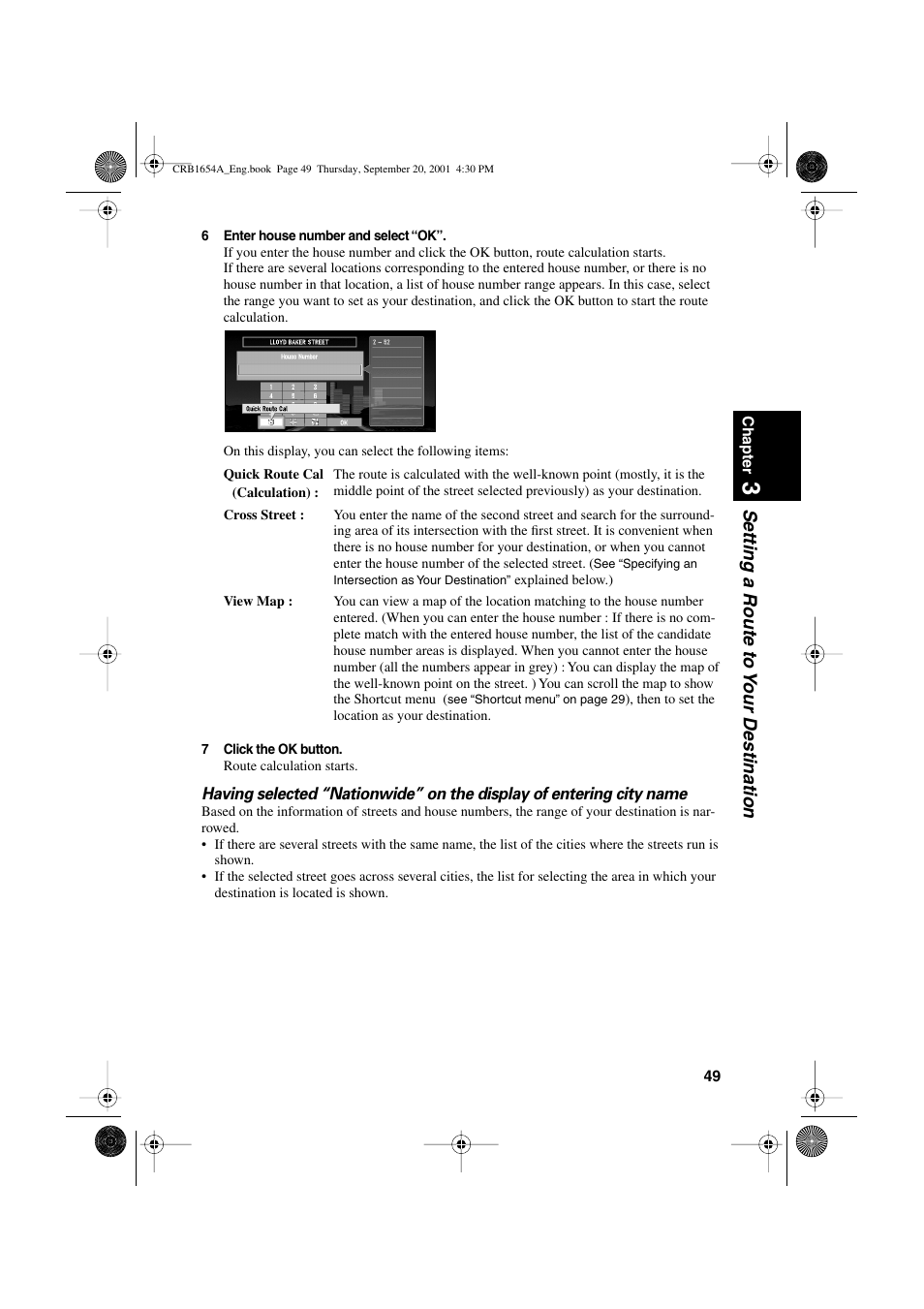 Setting a route to y our destination | Pioneer AVIC-75DV User Manual | Page 51 / 148