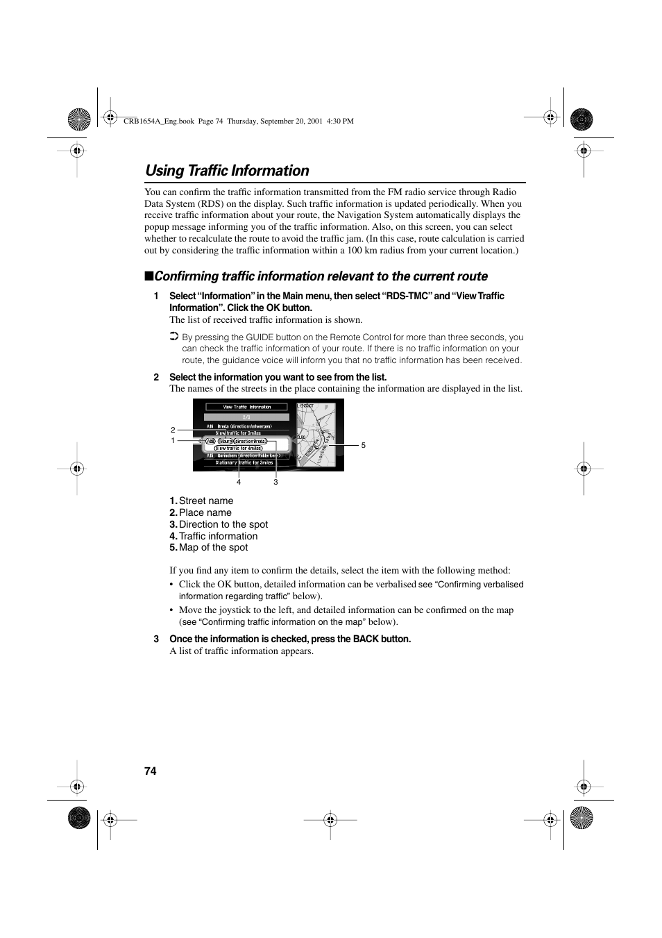 Using traffic information | Pioneer AVIC-75DV User Manual | Page 76 / 148