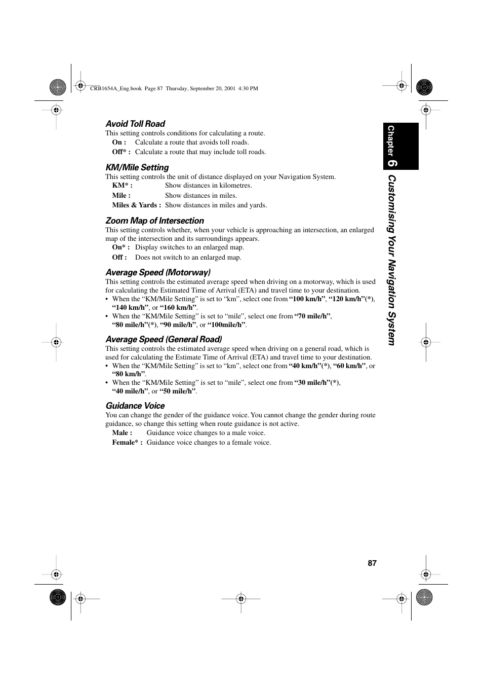 Customising y our na vigation system | Pioneer AVIC-75DV User Manual | Page 89 / 148