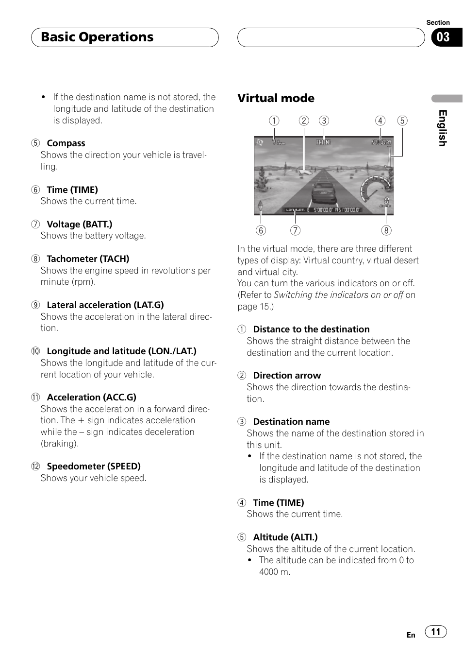 Basic operations | Pioneer AVG-VDP1 User Manual | Page 11 / 108