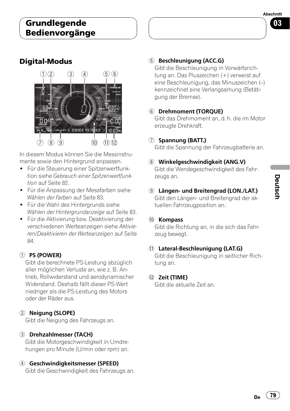 Grundlegende bedienvorgänge | Pioneer AVG-VDP1 User Manual | Page 79 / 108