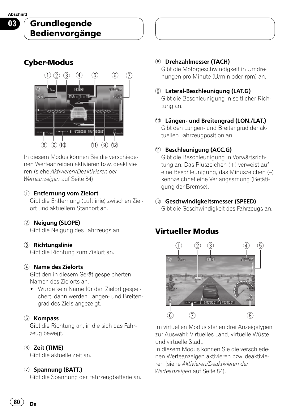 Grundlegende bedienvorgänge | Pioneer AVG-VDP1 User Manual | Page 80 / 108