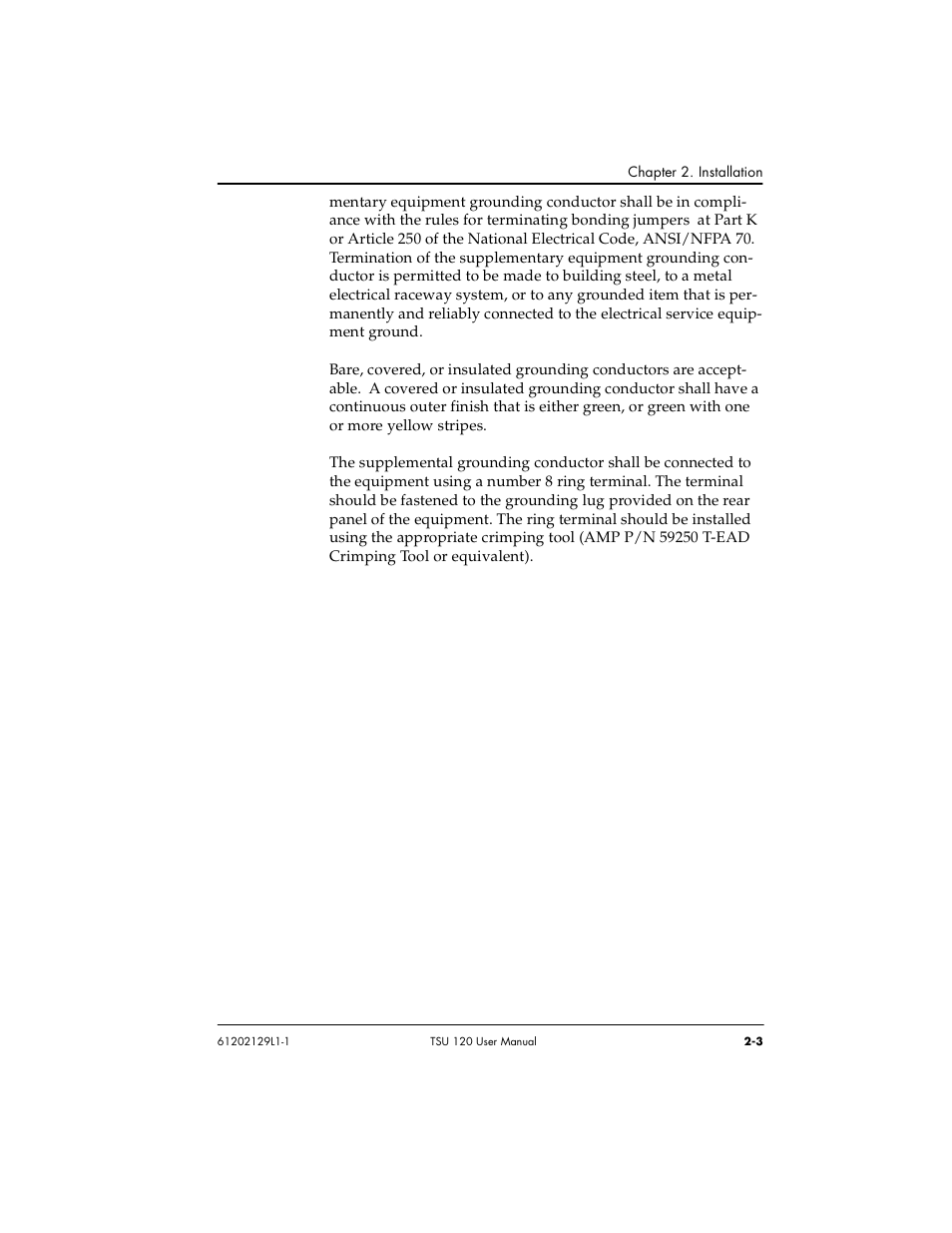 ADTRAN TSU 120e User Manual | Page 31 / 140