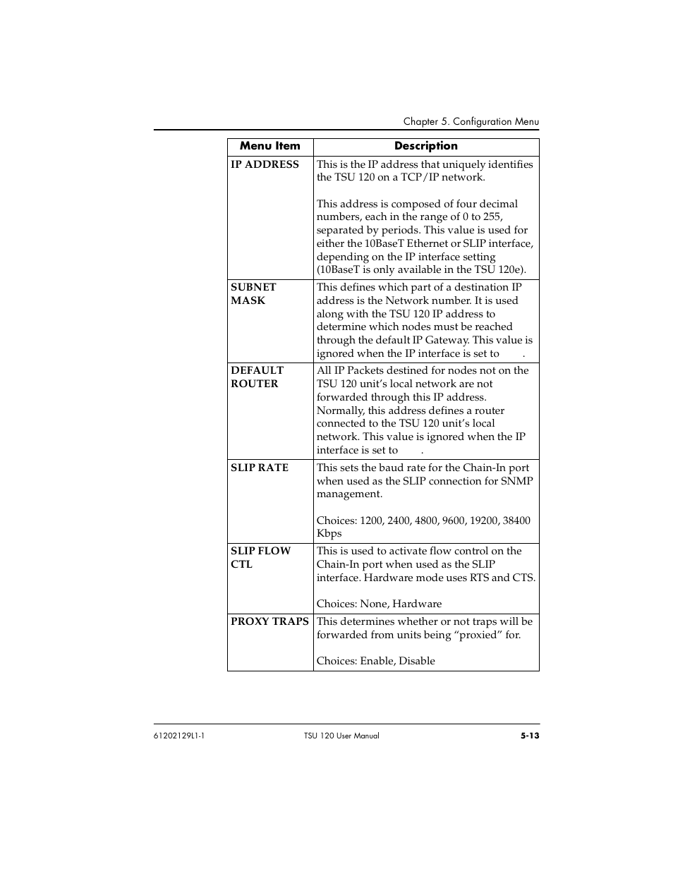 ADTRAN TSU 120e User Manual | Page 71 / 140