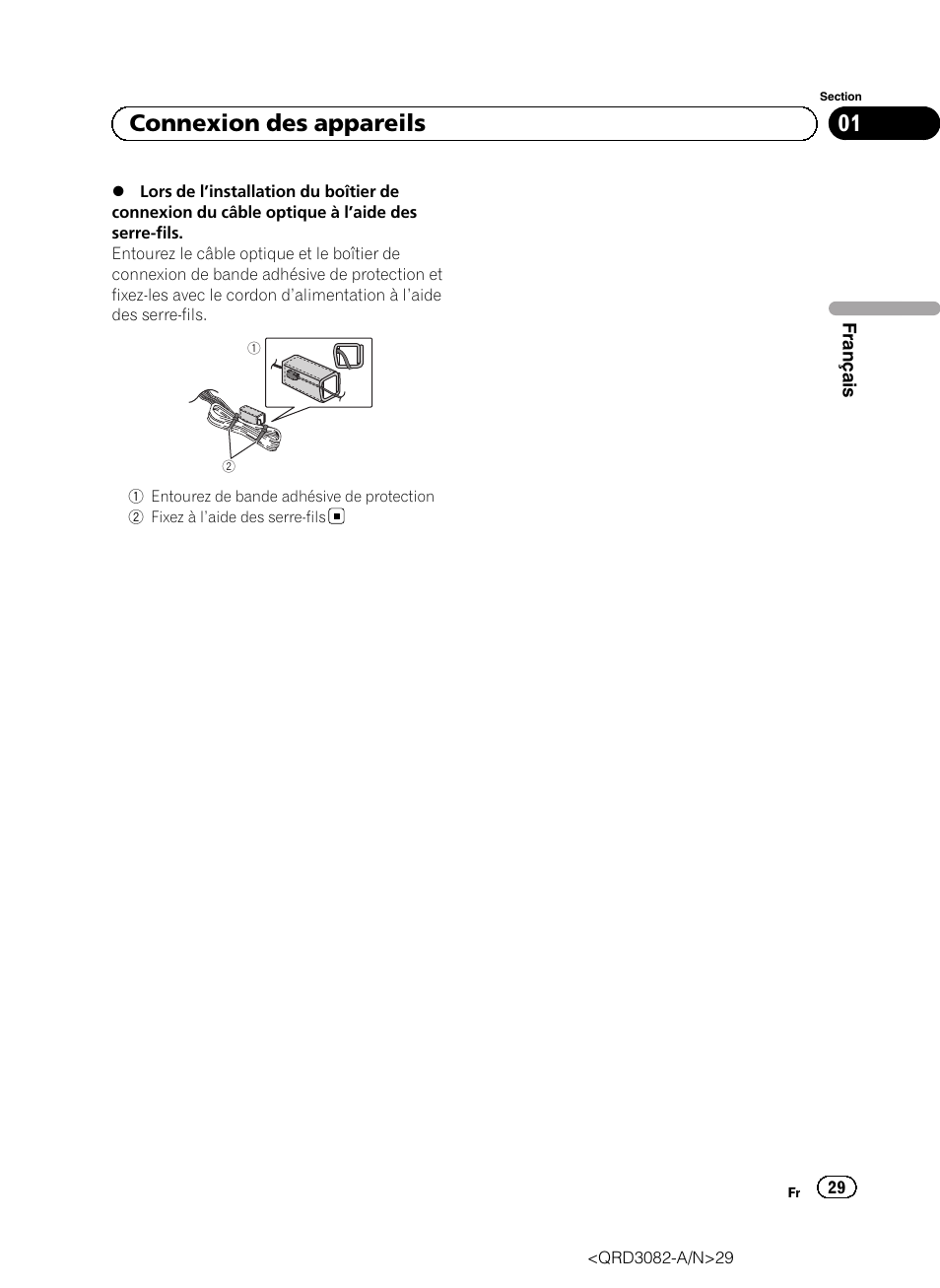 01 connexion des appareils | Pioneer AVH P4300DVD User Manual | Page 29 / 100