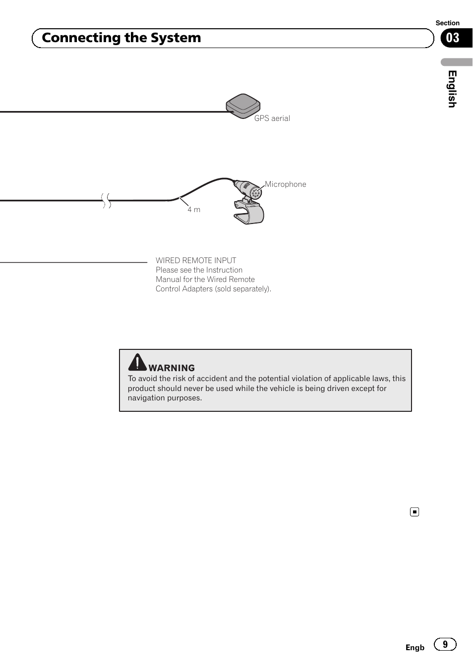 03 connecting the system | Pioneer AVIC-F320BT User Manual | Page 9 / 144