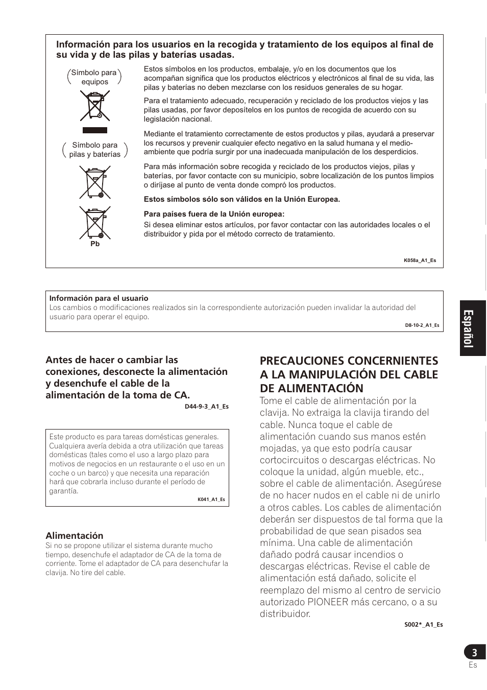 Pioneer SE-DRF41M User Manual | Page 39 / 136