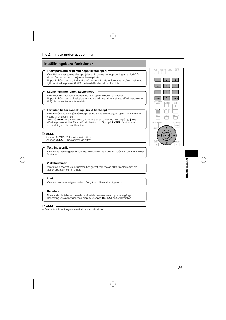 Inställningsbara funktioner | Pioneer BDP-120 User Manual | Page 348 / 427