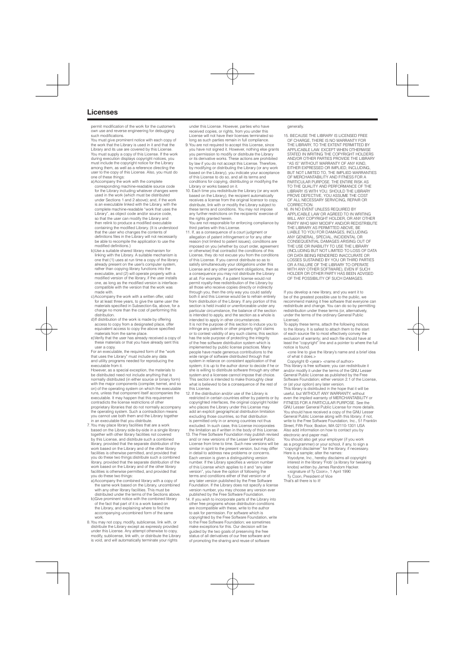 Licenses | Pioneer BDP-120 User Manual | Page 421 / 427