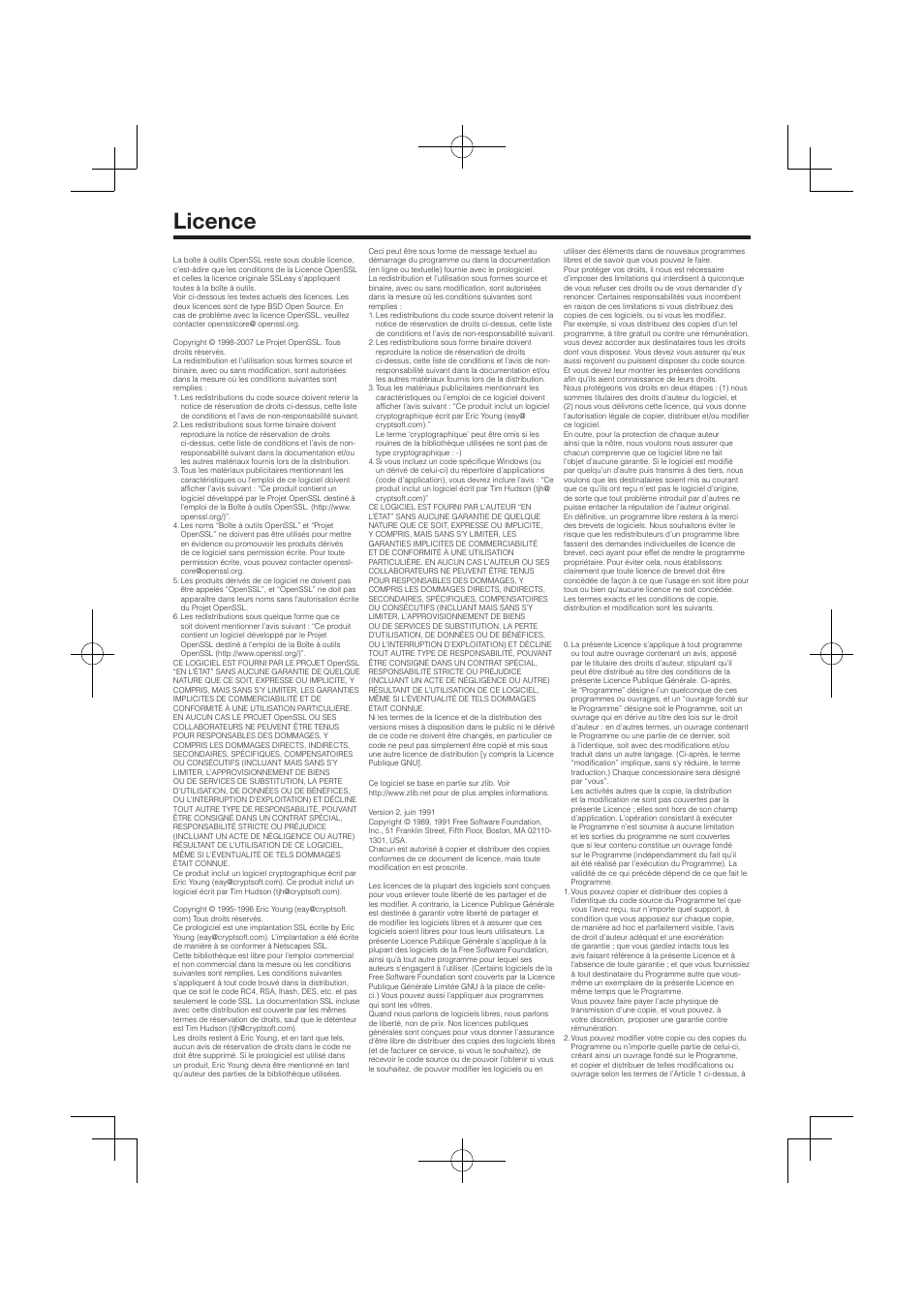 Licence | Pioneer BDP-120 User Manual | Page 422 / 427