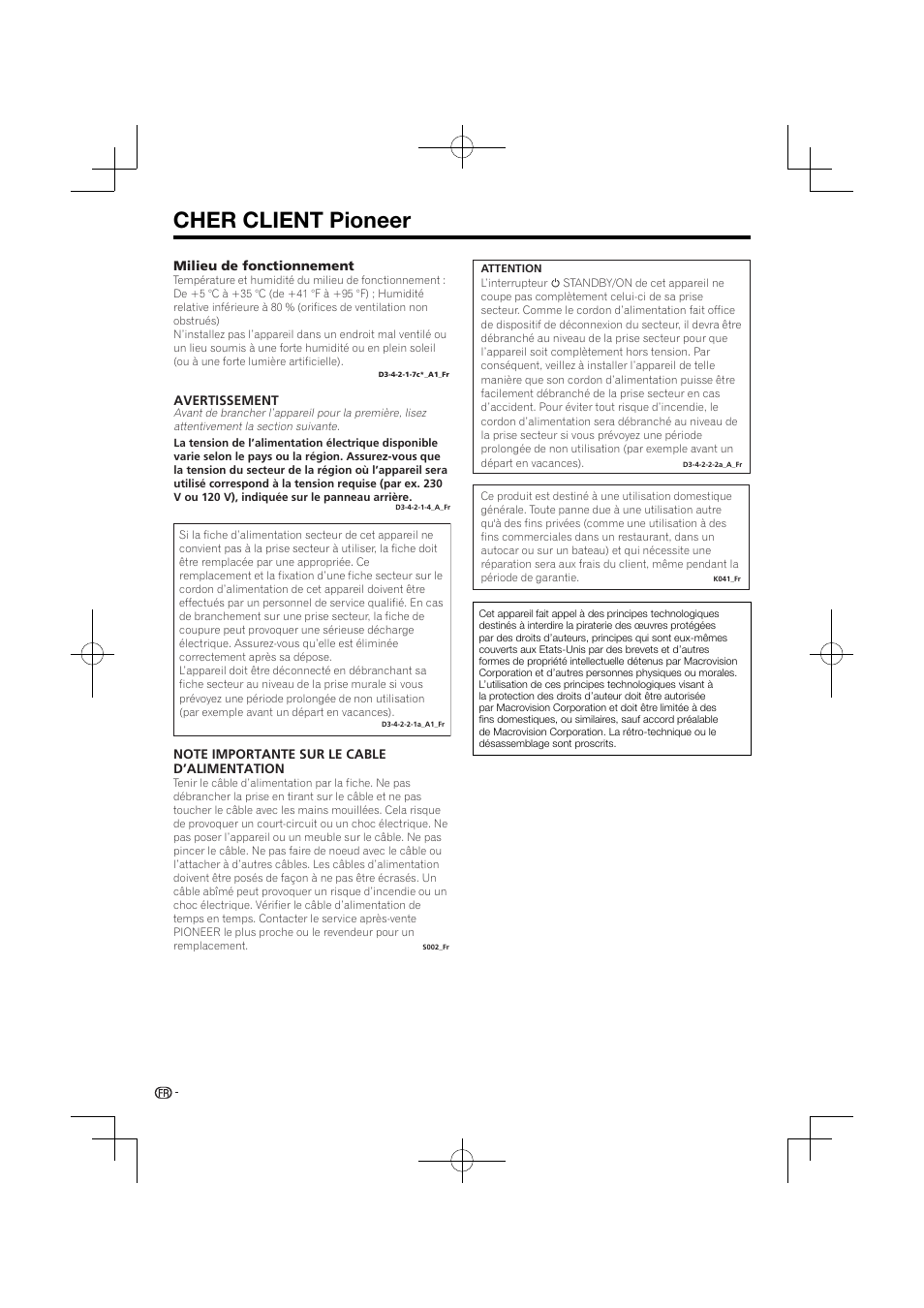 Cher client pioneer | Pioneer BDP-120 User Manual | Page 55 / 427