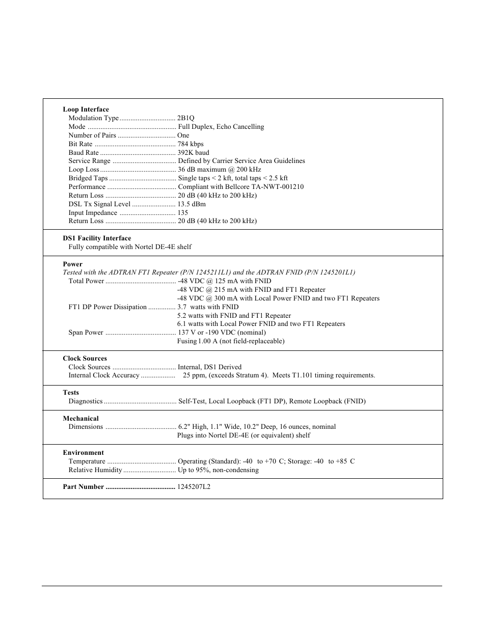 ADTRAN DE-4E User Manual | Page 15 / 19