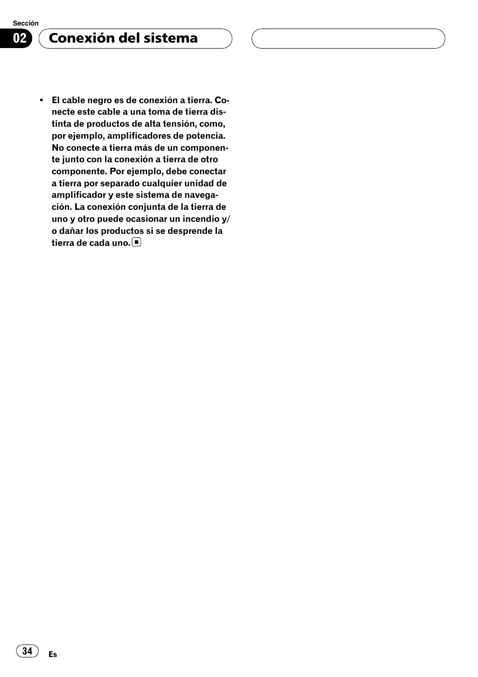 Conexión del sistema | Pioneer AVIC-HD3-II User Manual | Page 34 / 177