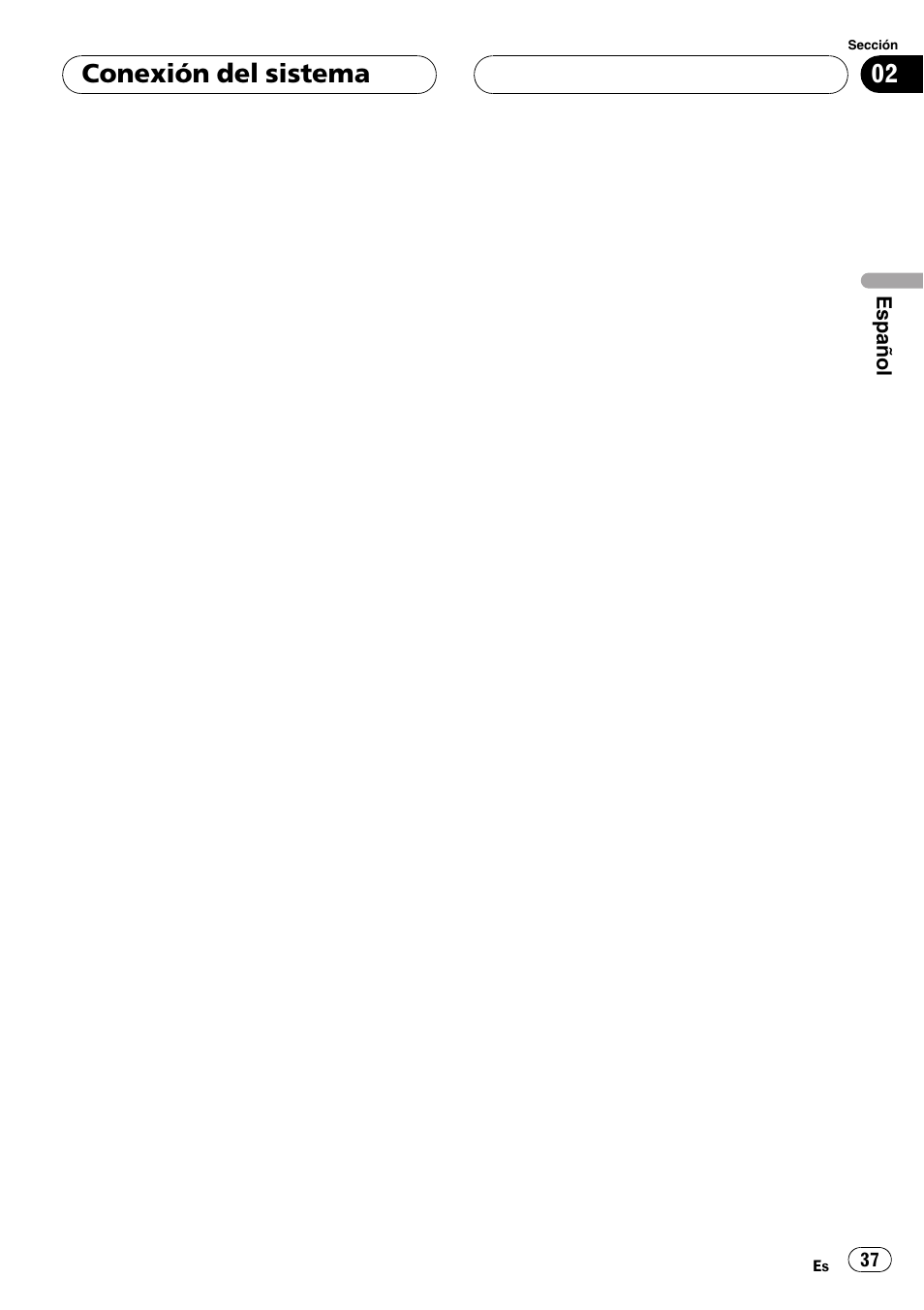 Conexión del sistema | Pioneer AVIC-HD3-II User Manual | Page 37 / 177