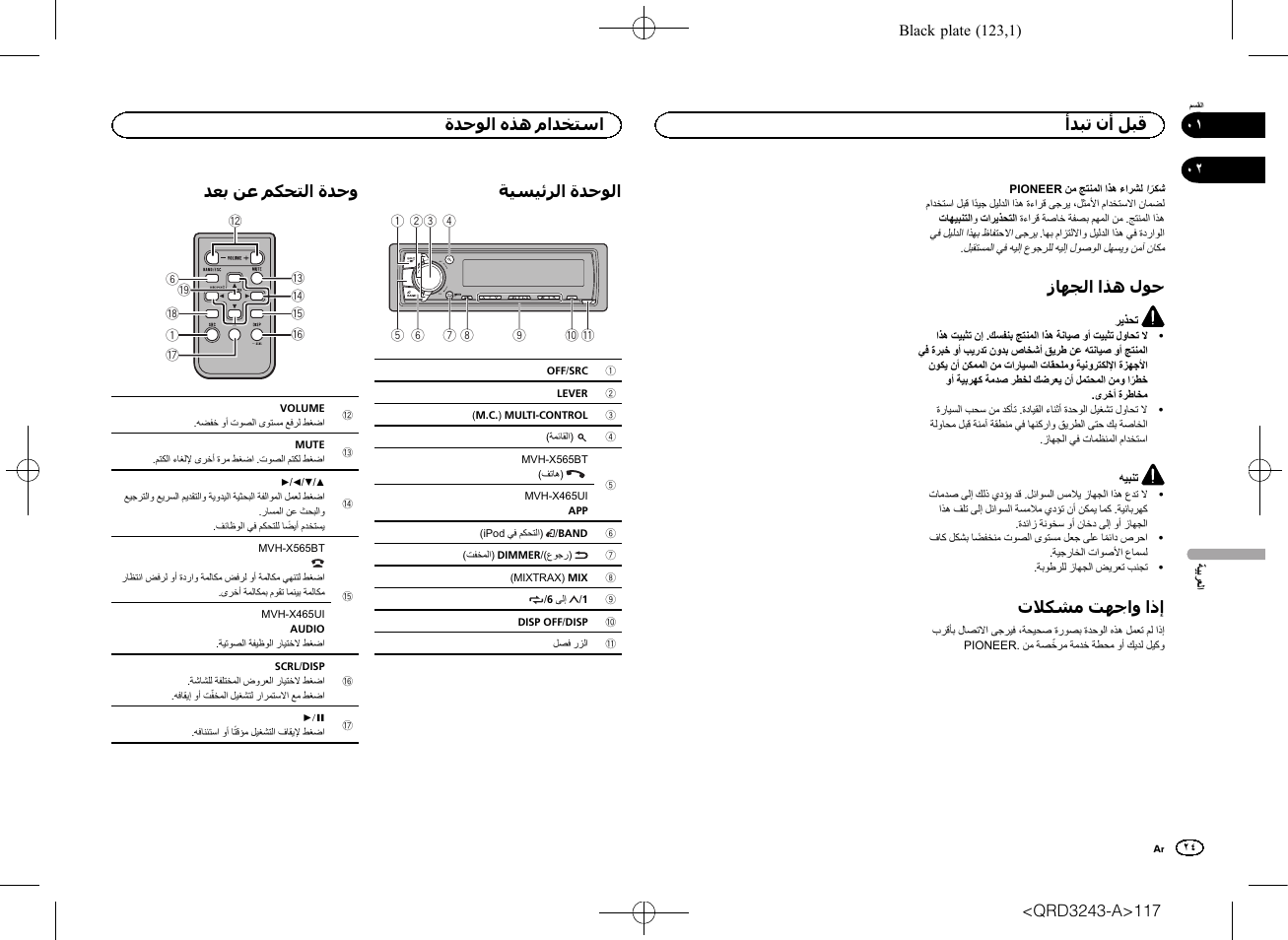 Pioneer MVH-X565BT User Manual | Page 117 / 140