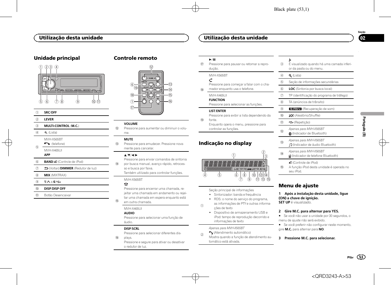Pioneer MVH-X565BT User Manual | Page 53 / 140