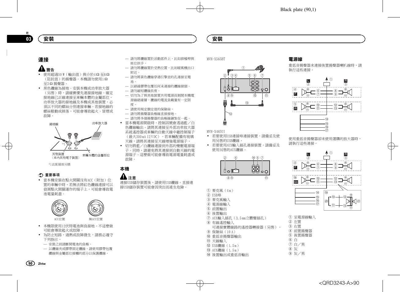 Pioneer MVH-X565BT User Manual | Page 90 / 140