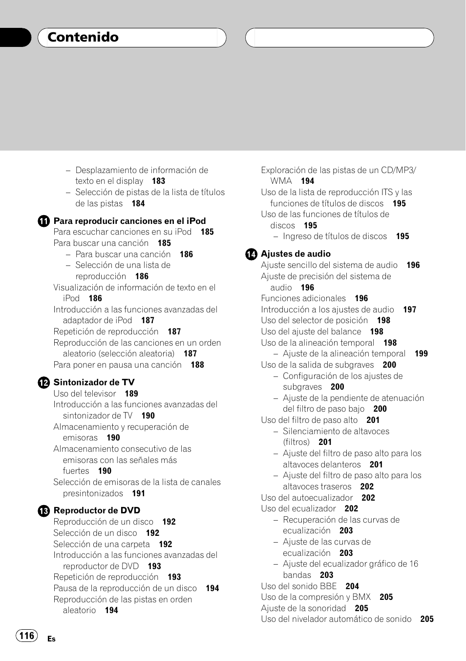 Pioneer DEH-P9800BT User Manual | Page 116 / 233