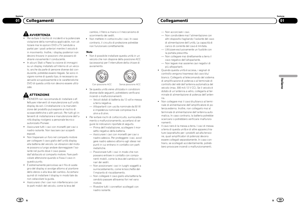 01 collegamenti | Pioneer DVH-330UB User Manual | Page 10 / 32