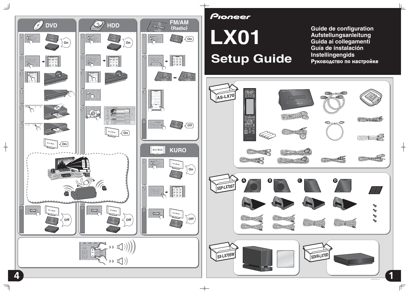 Pioneer LX01 User Manual | 2 pages