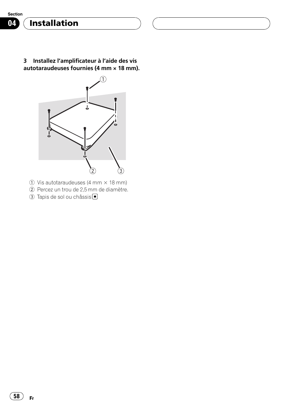 Installation | Pioneer GM-6400F User Manual | Page 58 / 104