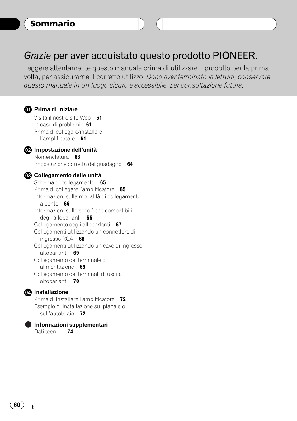 Pioneer GM-6400F User Manual | Page 60 / 104