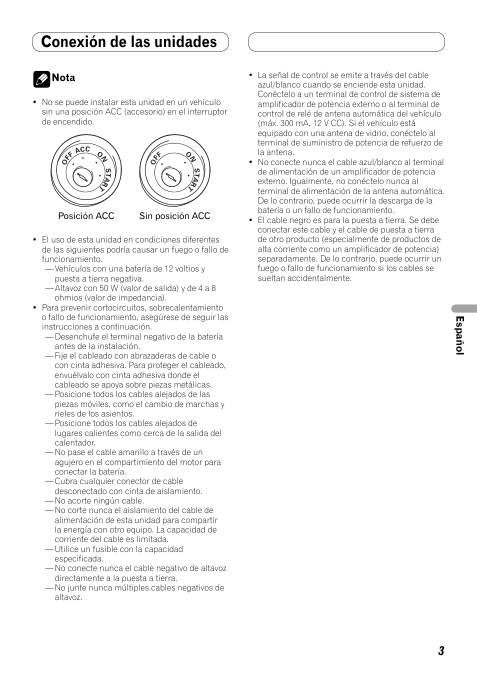 Conexión de las unidades | Pioneer MVH-8200BT User Manual | Page 27 / 64