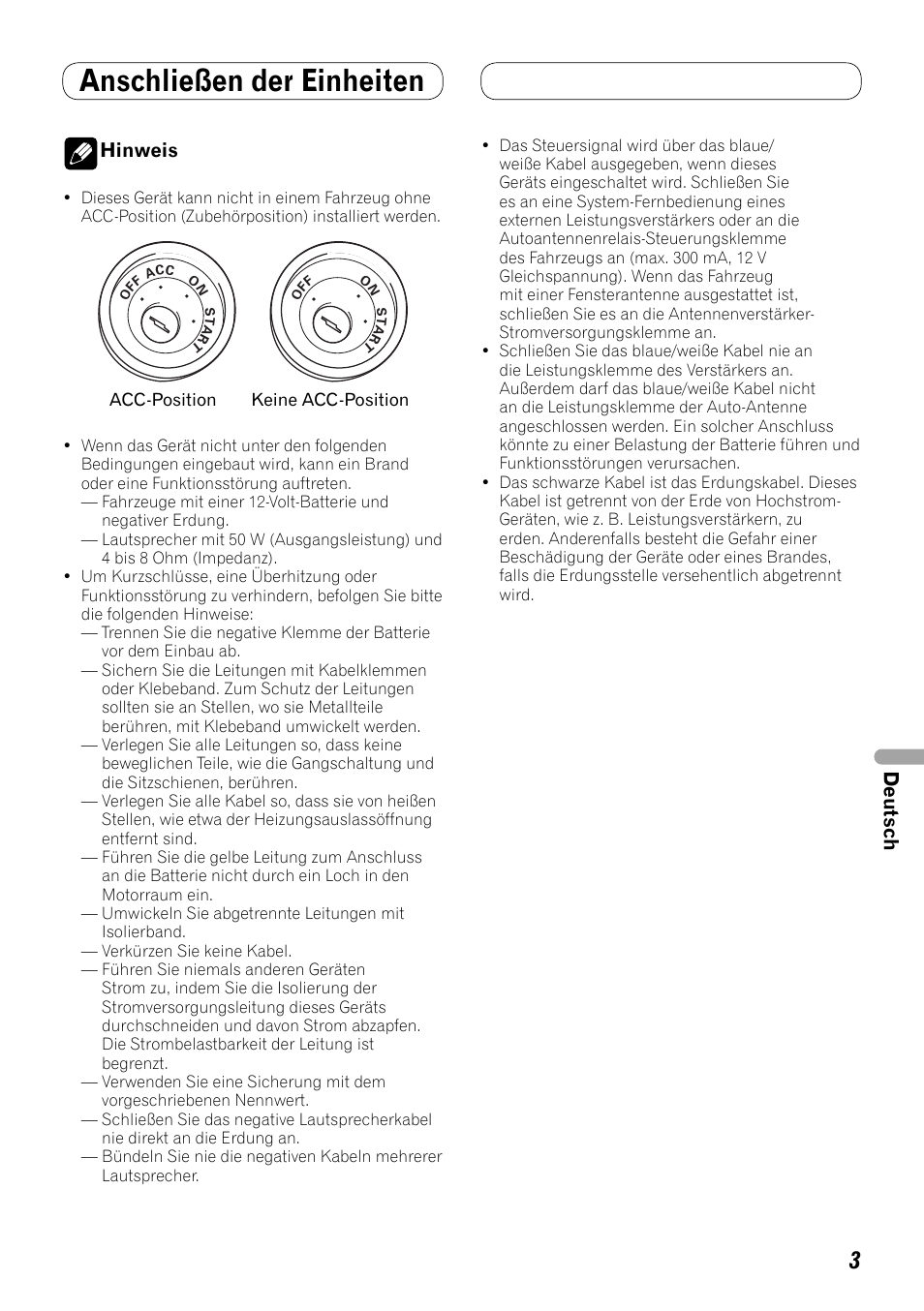 Anschließen der einheiten | Pioneer MVH-8200BT User Manual | Page 35 / 64