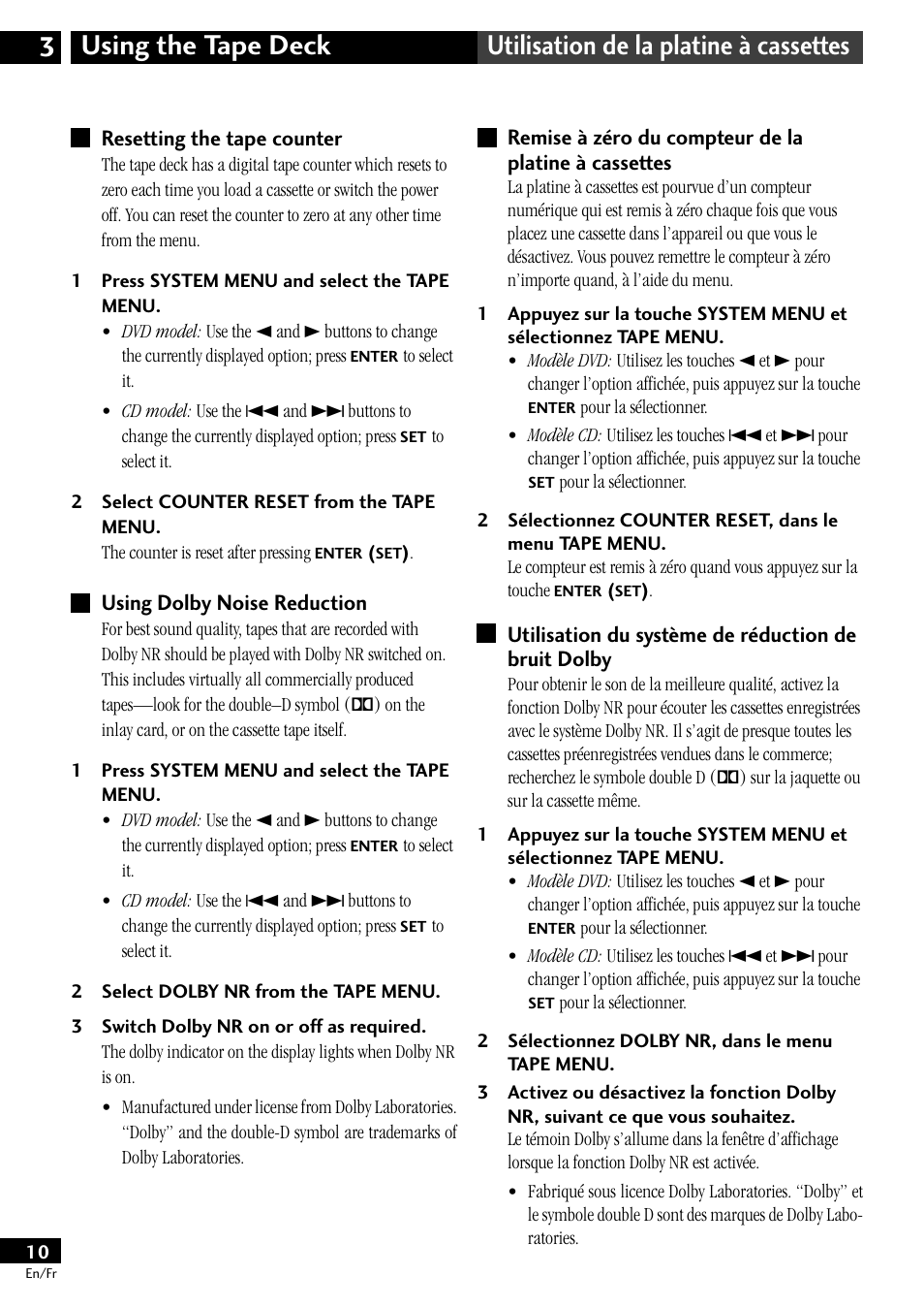 Pioneer CT-L11 User Manual | Page 10 / 84
