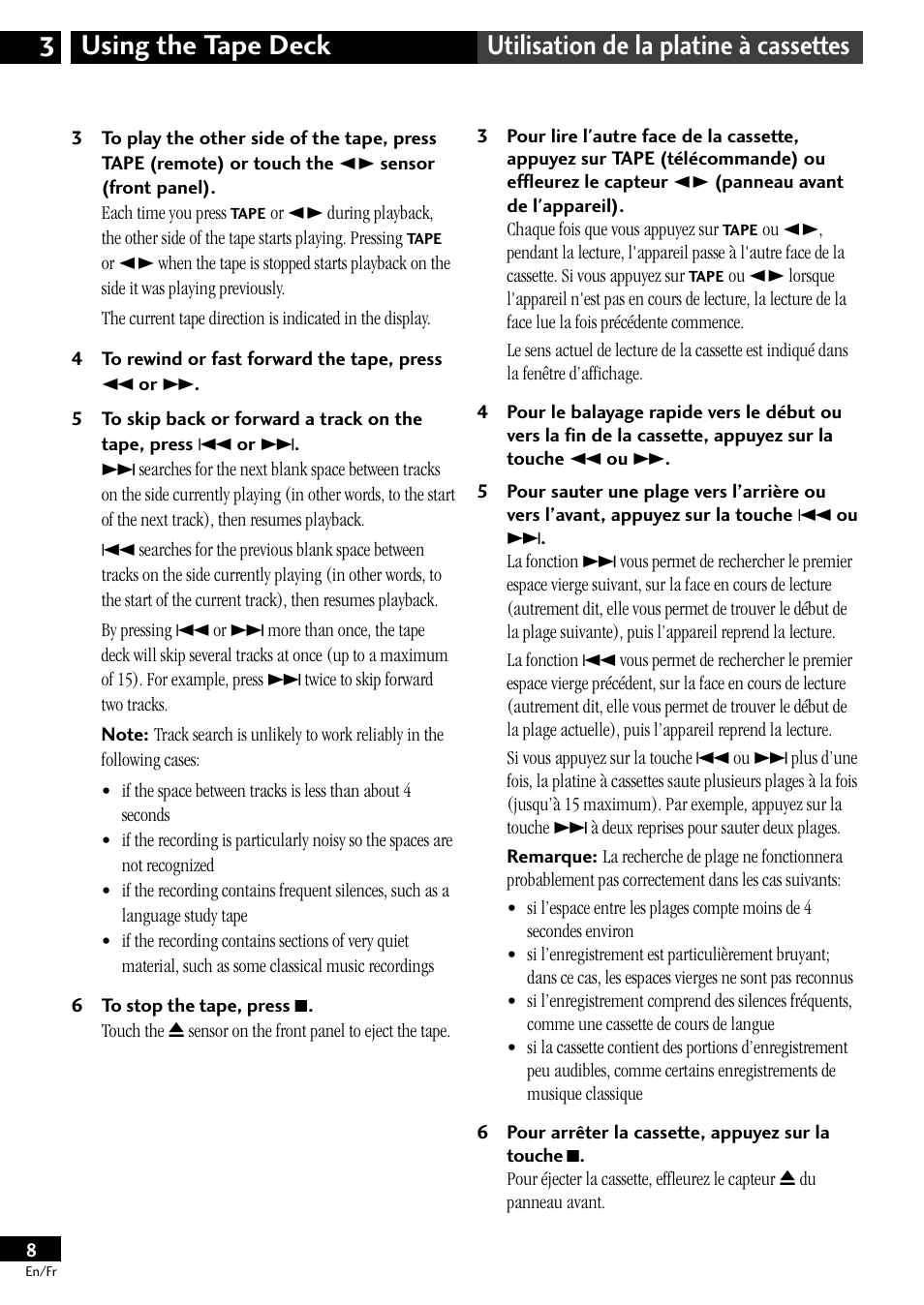 Pioneer CT-L11 User Manual | Page 8 / 84