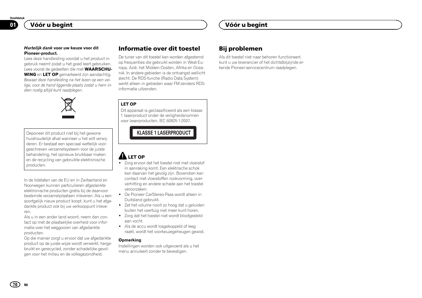 Nederlands | Pioneer DEH-150MPG User Manual | Page 70 / 96