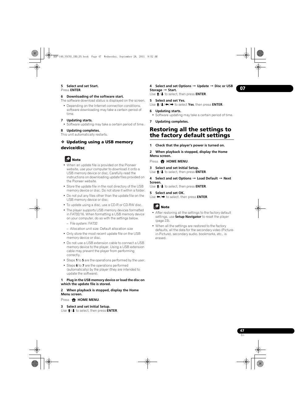 Pioneer BDP-LX55 User Manual | Page 47 / 64