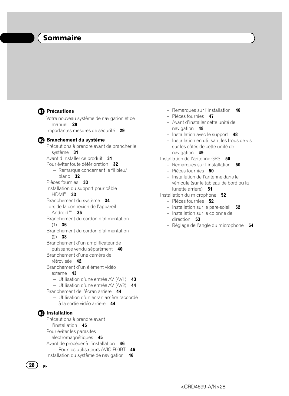 Pioneer AVIC-F50BT User Manual | Page 28 / 168