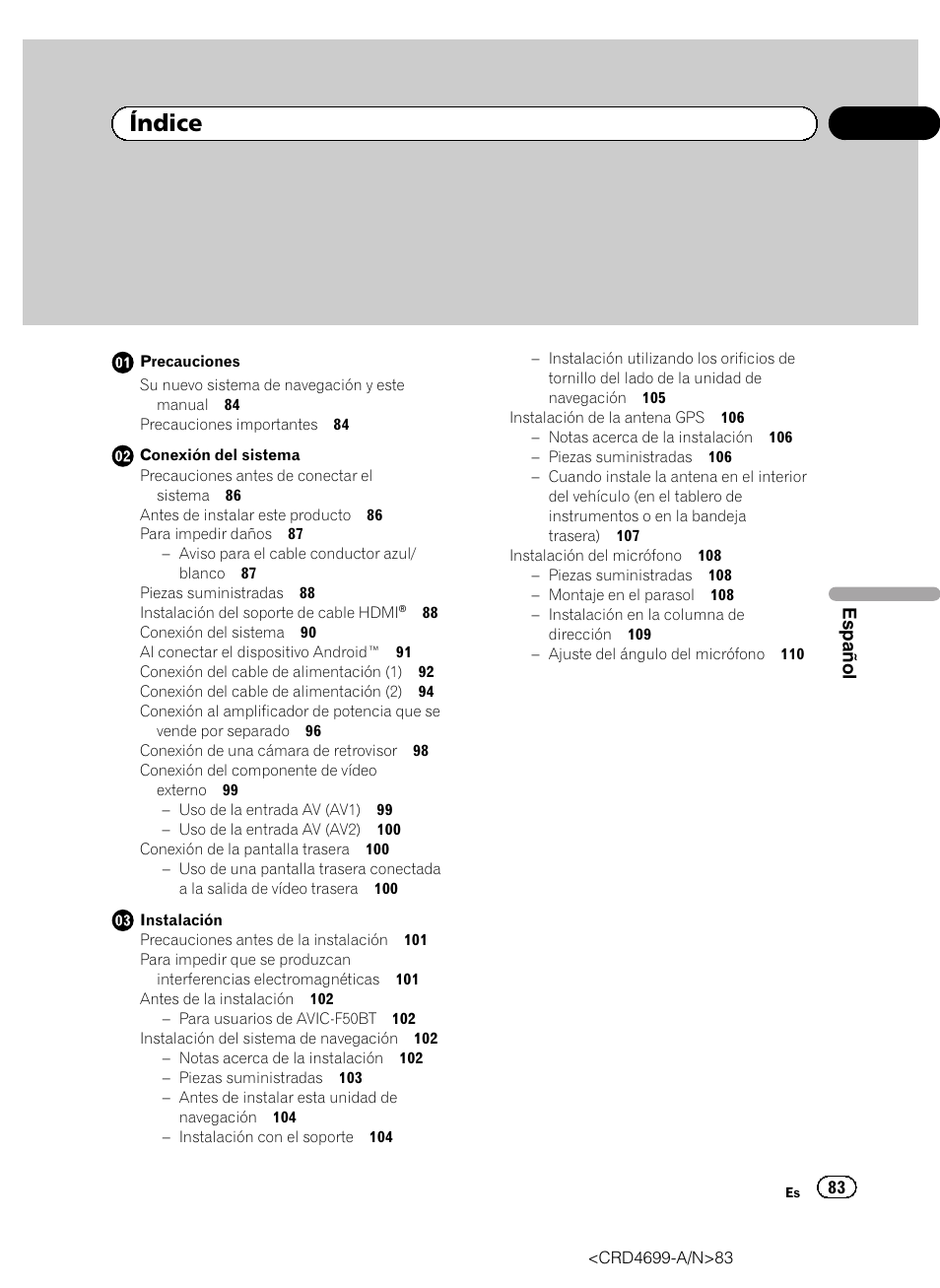 Pioneer AVIC-F50BT User Manual | Page 83 / 168