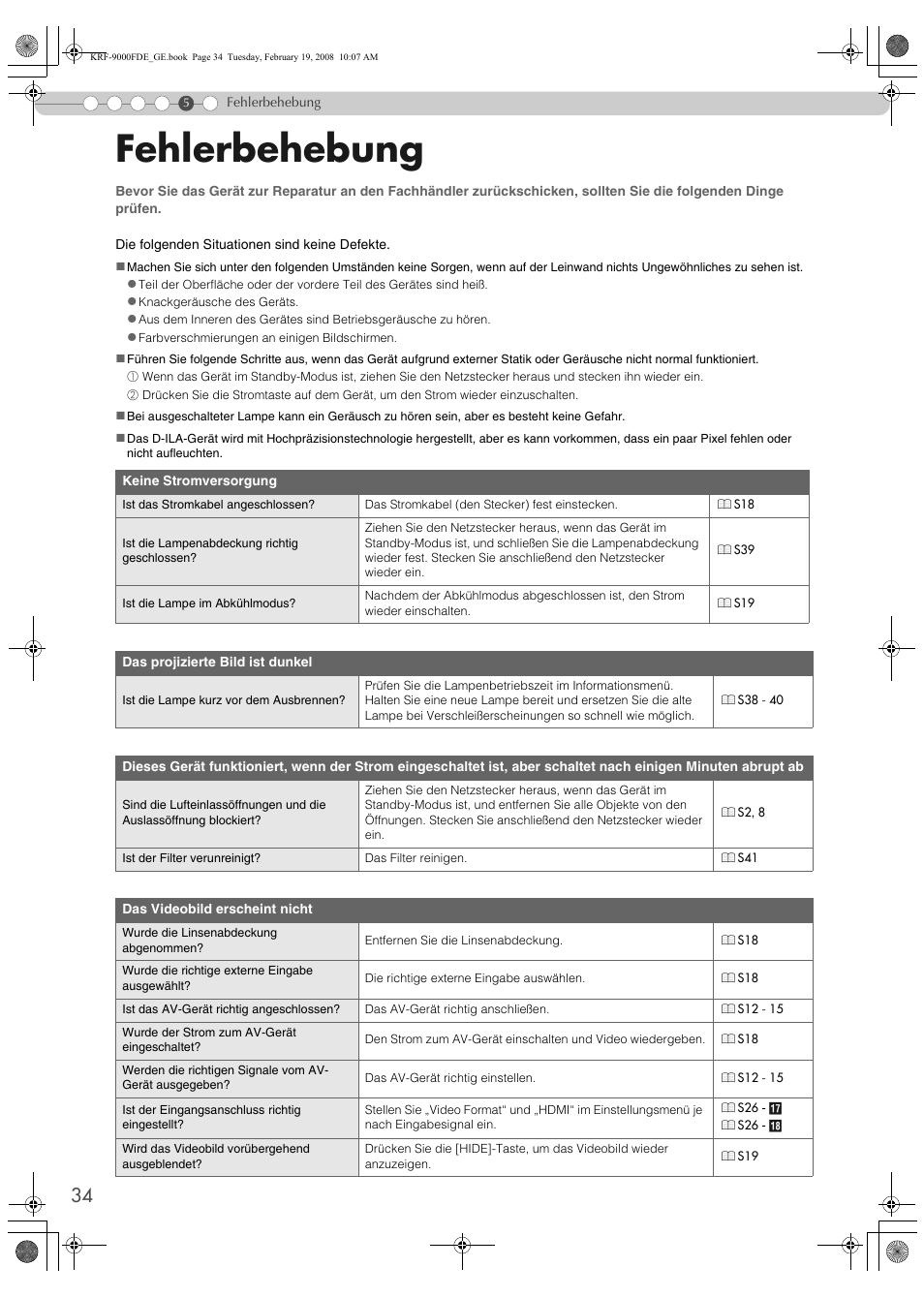 Fehlerbehebung, Ehlerb, Ehebu | Pioneer KRF-9000FD User Manual | Page 190 / 259