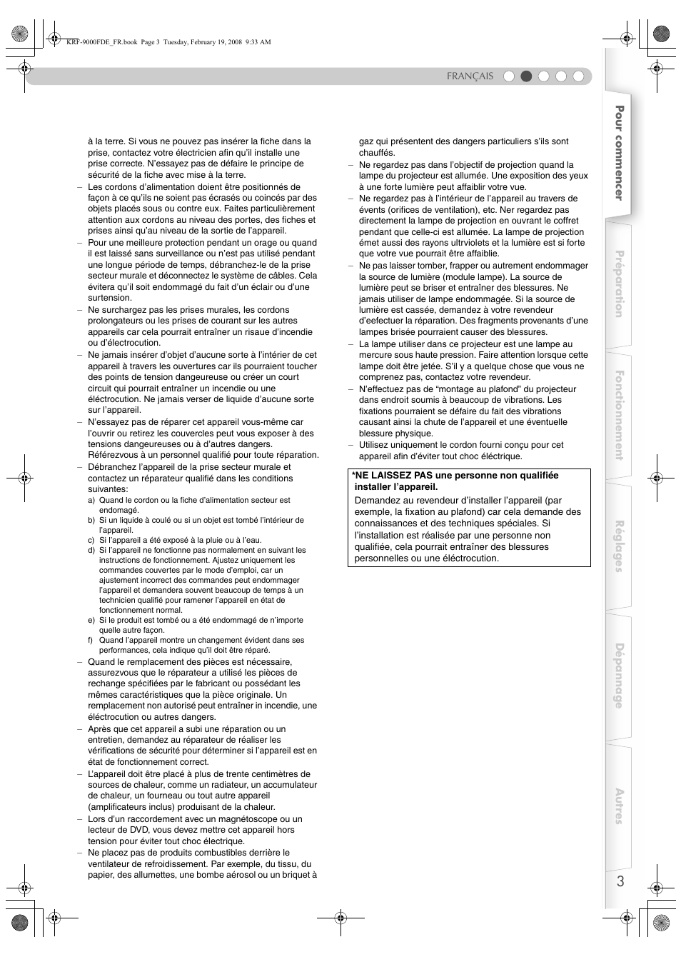 Pioneer KRF-9000FD User Manual | Page 55 / 259