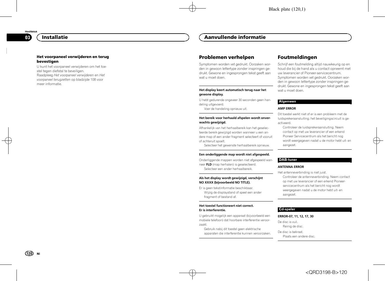 Pioneer DEH-X6600DAB User Manual | Page 120 / 148