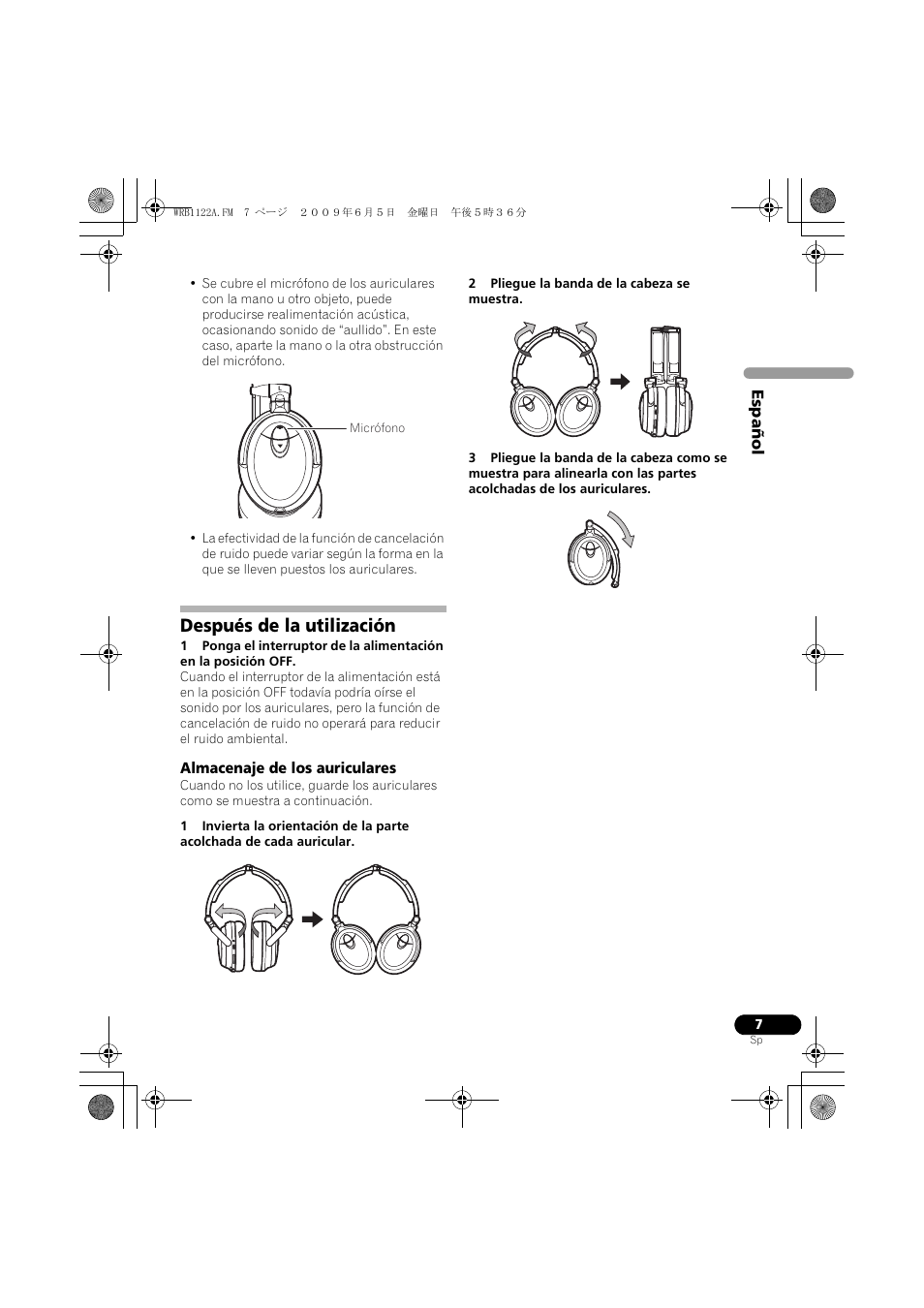 Después de la utilización | Pioneer SE-NC70S User Manual | Page 39 / 132