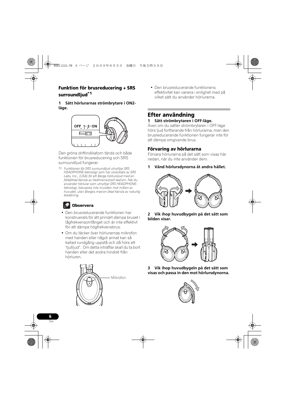 Efter användning | Pioneer SE-NC70S User Manual | Page 62 / 132