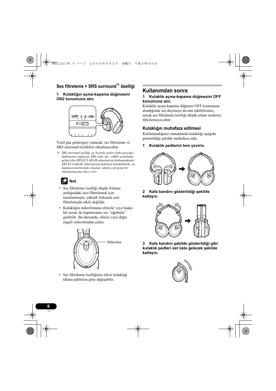 Kullanımdan sonra | Pioneer SE-NC70S User Manual | Page 78 / 132