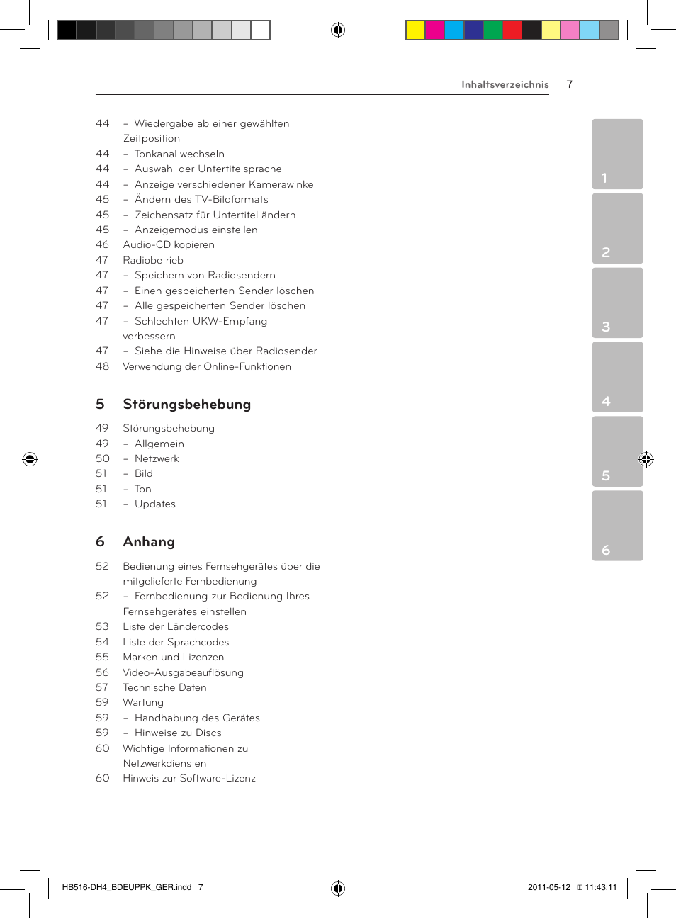 5 störungsbehebung, 6 anhang | Pioneer BCS-FS111 User Manual | Page 133 / 376