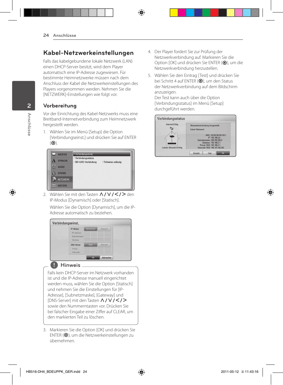 24 – kabel-netzwerkeinstellungen, Kabel-netzwerkeinstellungen | Pioneer BCS-FS111 User Manual | Page 150 / 376