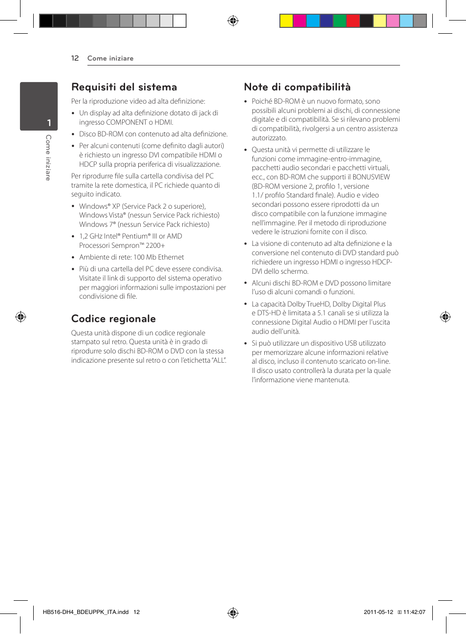 Requisiti del sistema, Codice regionale | Pioneer BCS-FS111 User Manual | Page 198 / 376