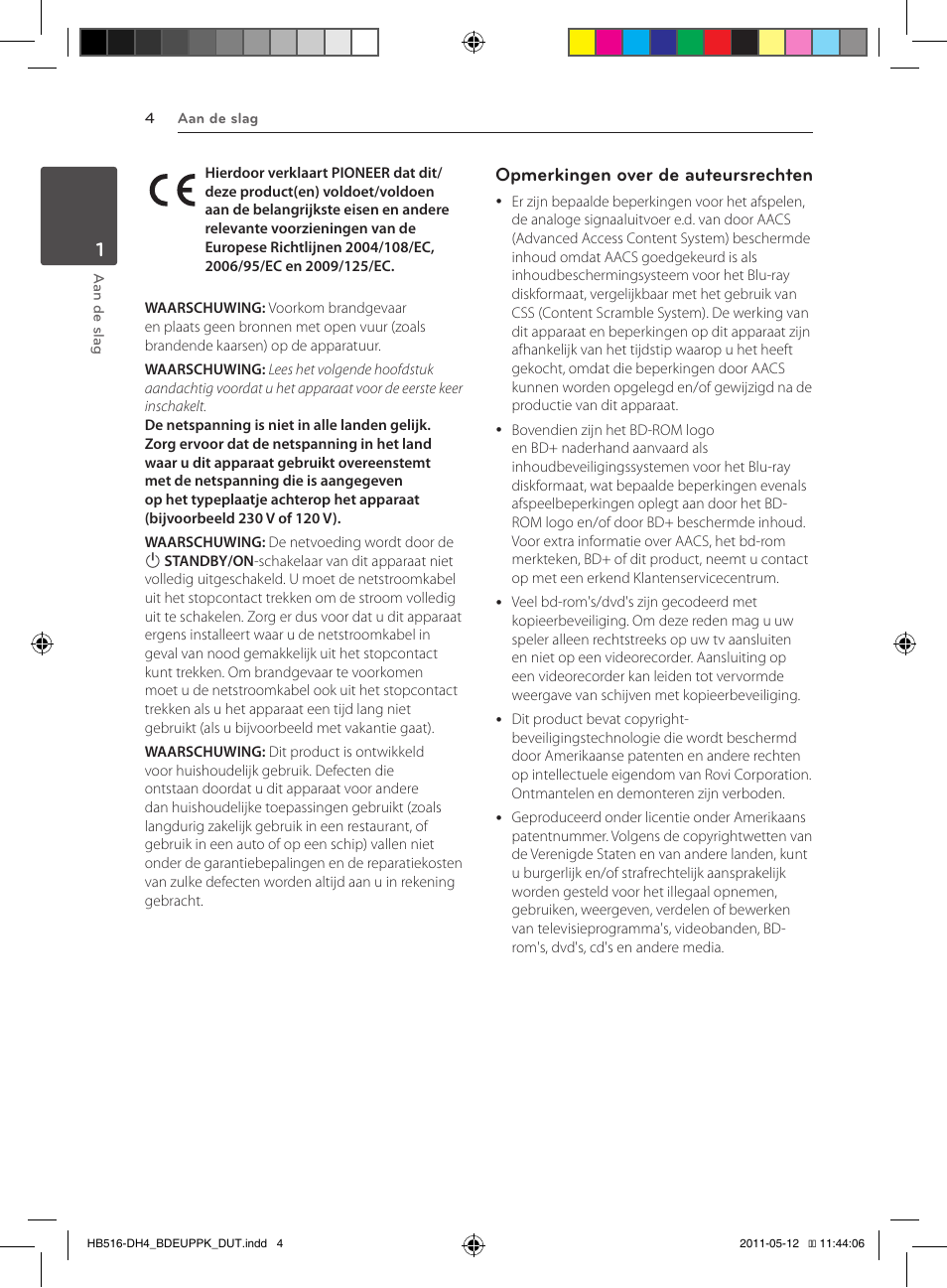 Opmerkingen over de auteursrechten | Pioneer BCS-FS111 User Manual | Page 310 / 376