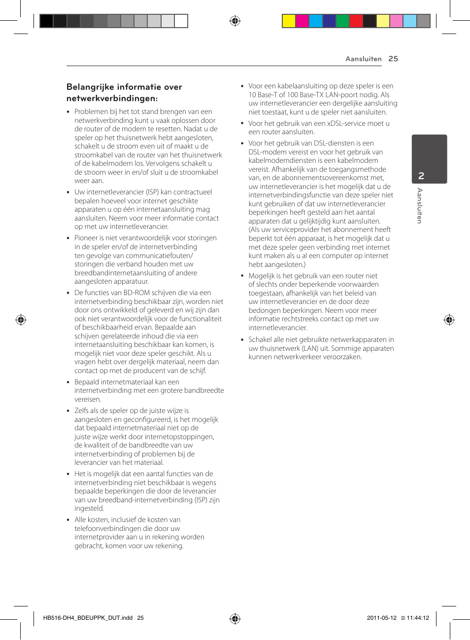 Belangrijke informatie over netwerkverbindingen | Pioneer BCS-FS111 User Manual | Page 331 / 376