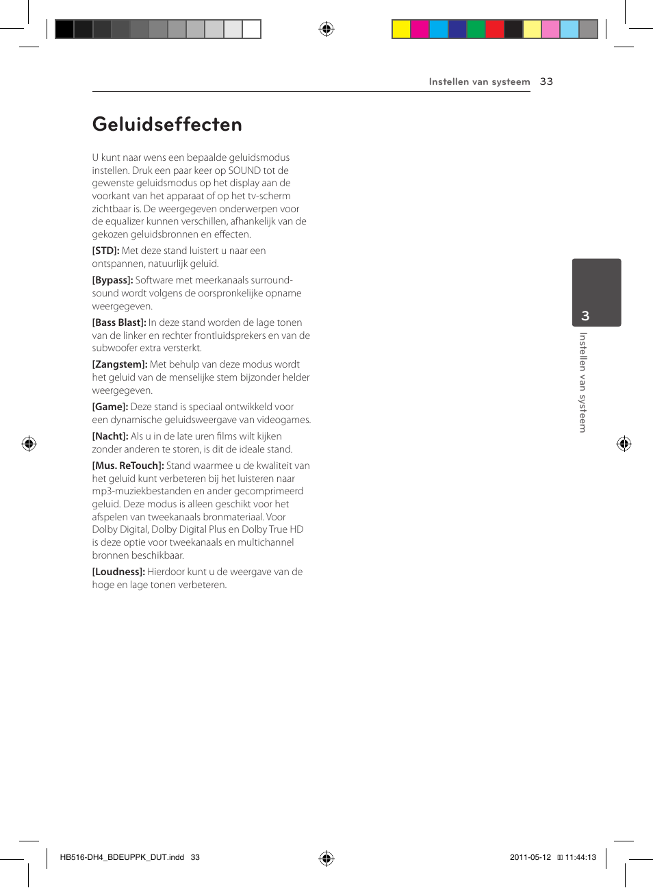 33 geluidseffecten, Geluidseffecten | Pioneer BCS-FS111 User Manual | Page 339 / 376