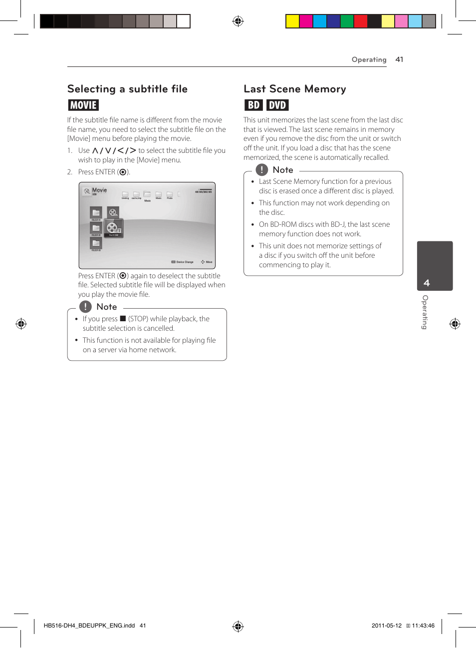 Selecting a subtitle file y | Pioneer BCS-FS111 User Manual | Page 41 / 376