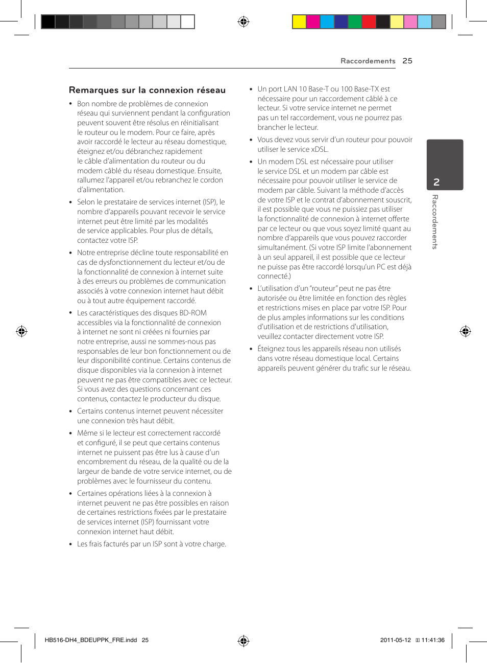 Remarques sur la connexion réseau | Pioneer BCS-FS111 User Manual | Page 85 / 376